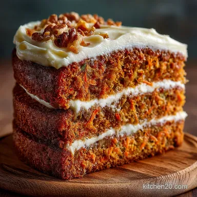 Best Ever Moist Carrot Cake Recipe with Tangy Cream Cheese Frosting Recipe Card