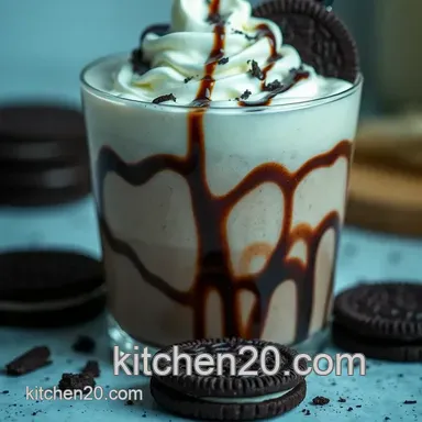Ultimate Oreo Milkshake Recipe: A Creamy Chocolate Delight Recipe Card