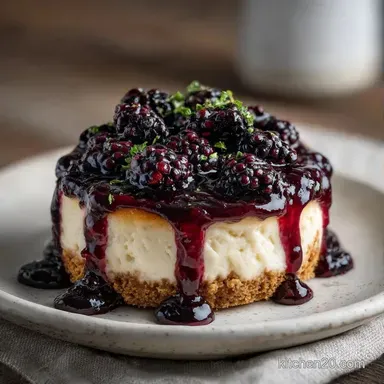 Vegan Mulberry Dessert for 8 Servings Recipe Card