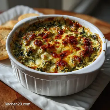 Spinach Artichoke Dip: Velvety Texture, No Separation