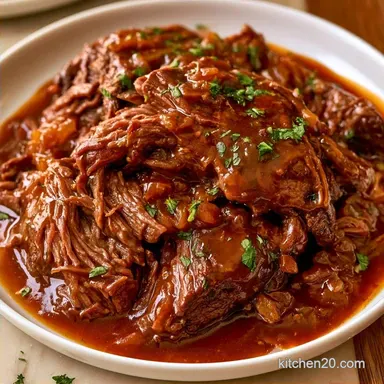 Venison Pot Roast Crockpot for 6 Servings