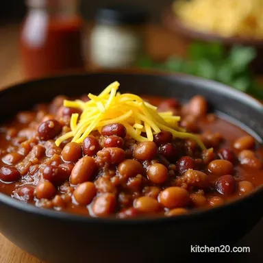 The Ultimate Weekend Warrior Beef Bean Chili Recipe Recipe Card