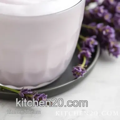 Easy & Delicious Whipped Lavender Foam in 25 Minutes: Perfect for Drinks & Desserts Recipe Card