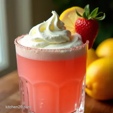 Whipped Pink Lemonade A Dreamy 5Minute Summer Treat Recipe Card
