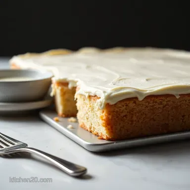 White Texas Sheet Cake Recipe My Easiest CrowdPleaser Recipe Card