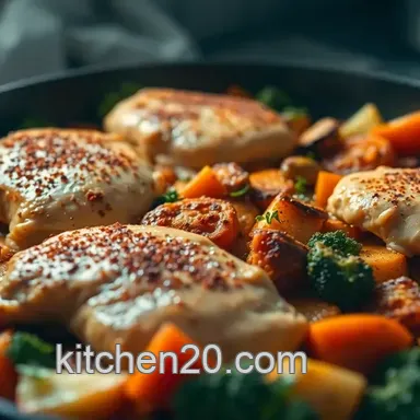 Easy & Wholesome Dinner for Ideas: One-Pan Chicken & Veggie Bake