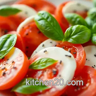 Wide angle macro photography chef: 5 Easy Ways to Create a Stunning Caprese Salad!
