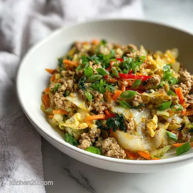 Weight Watchers Egg Roll in a Bowl Recipe with Ground Turkey in 20 Minutes
