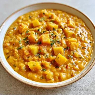 Yellow Squash Dal in 38 Minutes Recipe Card