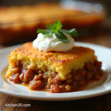 Cowboy Casserole Recipe YippeeKiYay Chili Cornbread Recipe Card