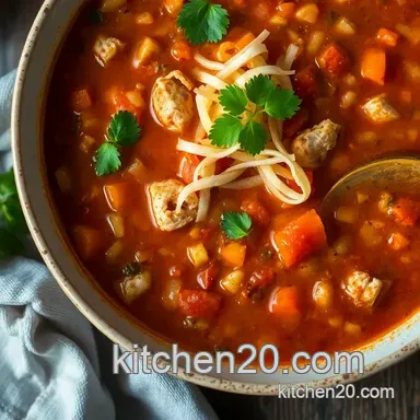 Easy & Flavorful Chicken Tortilla Soup Recipe: My Family's Favorite Recipe Card