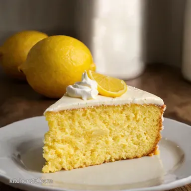 Lemon Dream Cake with Cream Cheese So Easy Recipe Card