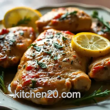 Easy &amp Juicy Lemon Chicken Recipe: My Zesty Herb-Glazed Secret