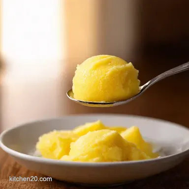 How to Make Sorbet Zesty Lemon Sunshine in a Spoon Recipe Card