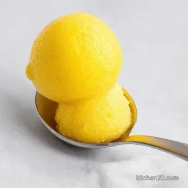 How to Make Sorbet Zesty Lemon Sunshine in a Spoon
