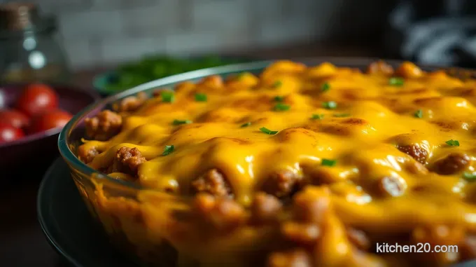 Cheesy Comfort: Ultimate Cheeseburger Casserole