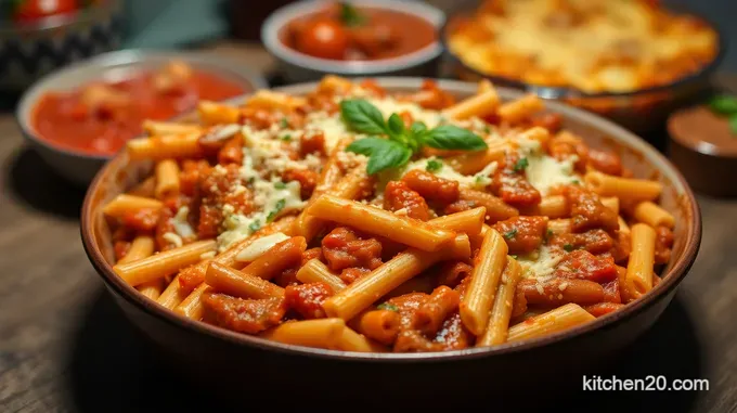 Classic Baked Ziti with a Cheesy Twist