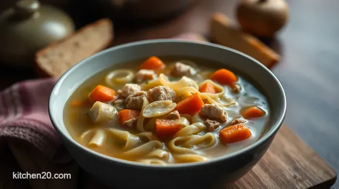 Classic Chicken Noodle Soup: A Heartwarming Hug in a Bowl