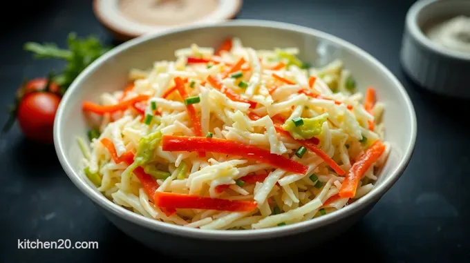 Classic Coleslaw with a Zesty Twist