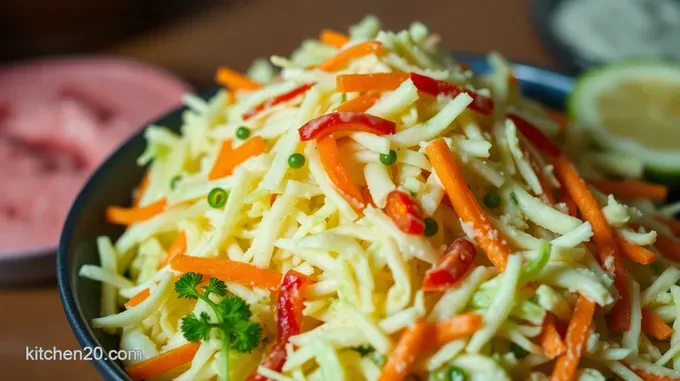 Classic Creamy Coleslaw: A Crunchy Delight