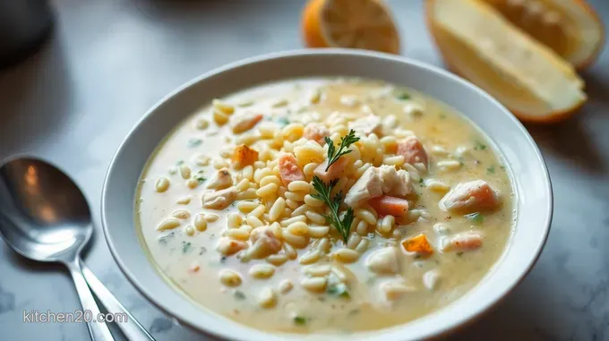 Classic Greek Avgolemono Soup: Lemony Chicken Comfort in a Bowl