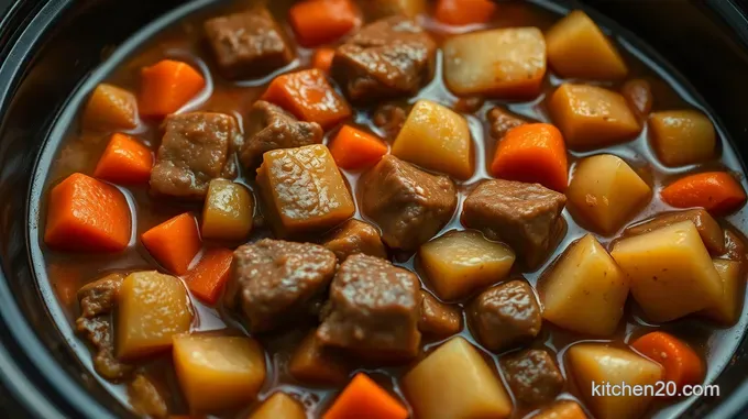 Classic Hearty Beef Stew: A Cozy Crockpot Meal