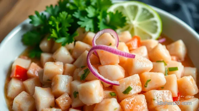 Classic Peruvian Ceviche: A Refreshing Seafood Delight