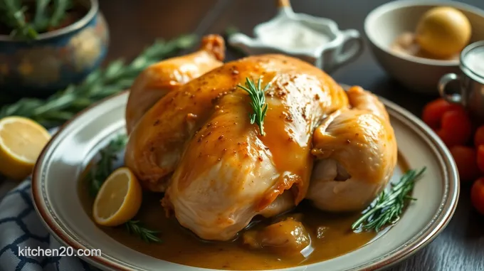 Classic Roast Chicken and Homemade Gravy