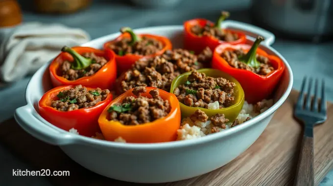 Colorful Stuffed Peppers: A Vibrant Feast
