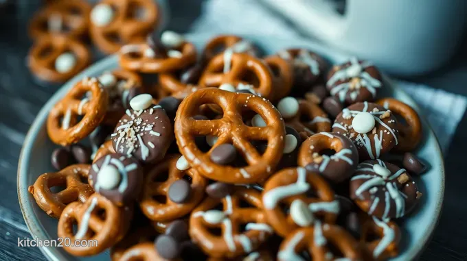 Delightfully Sweet and Salty Chocolate Covered Pretzels