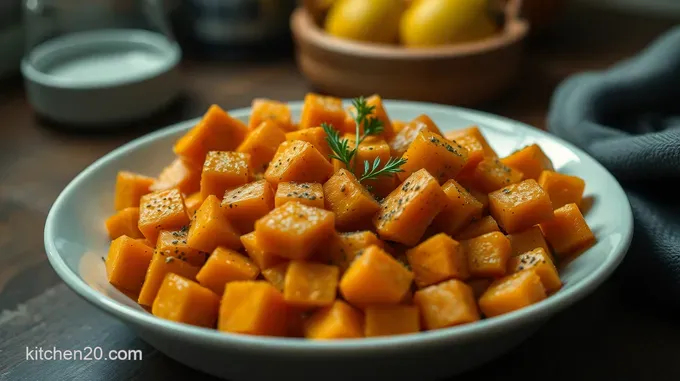 Honey-Mustard Roasted Yams with Thyme