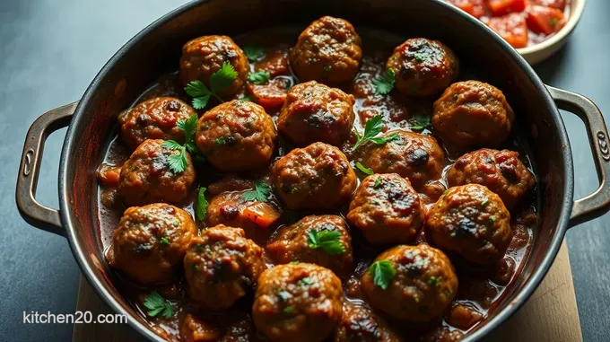 Lamb Kofte Meatball Traybake