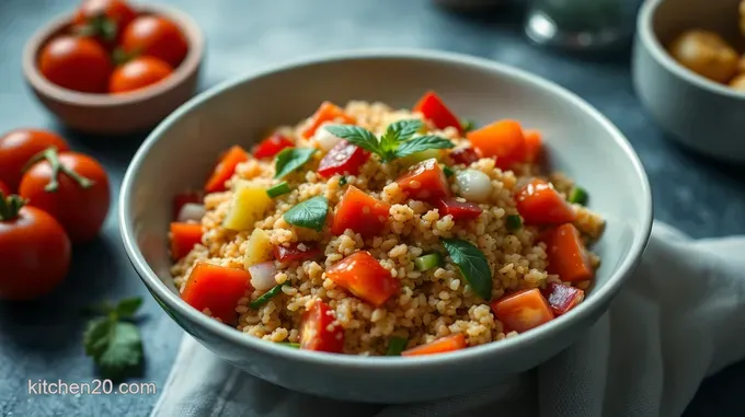 Mediterranean Quinoa Salad with Grilled Chicken