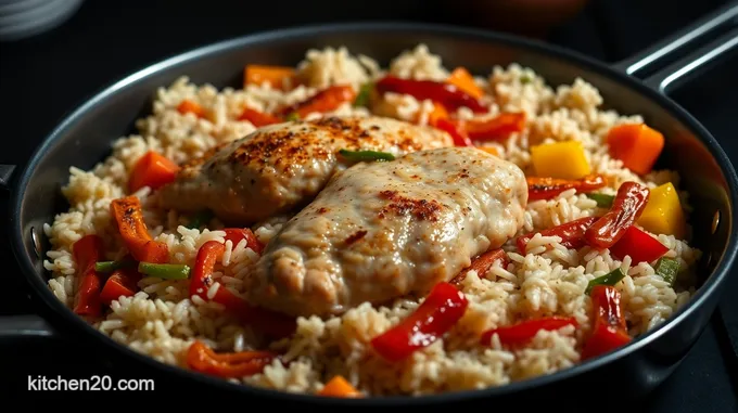 One Pan Oven Baked Chicken and Rice