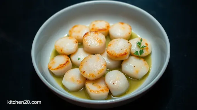 Pan-Seared Scallops with Lemon-Garlic Butter Sauce