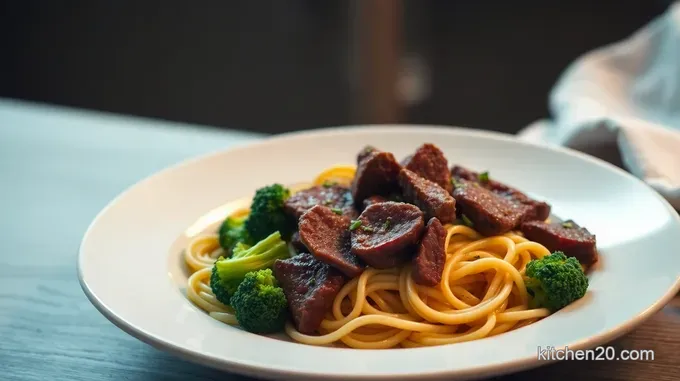 Savory Beef and Broccoli Noodles