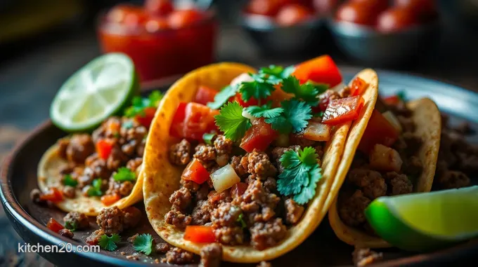 Sizzling Street-Style Tacos with Spiced Beef and Fresh Salsa