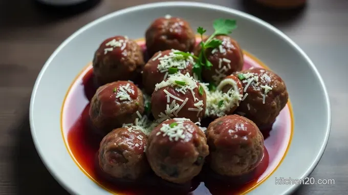 Sweet & Savory Grape Jelly Meatballs