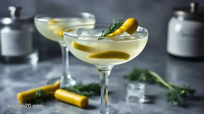 The Zesty Pickle Martini: A Tangy Twist on a Classic