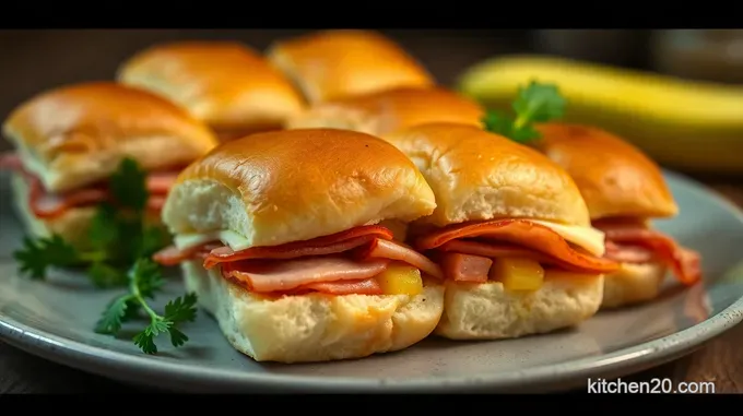 Tropical Hawaiian Roll Sliders: A Bite-Sized Paradise
