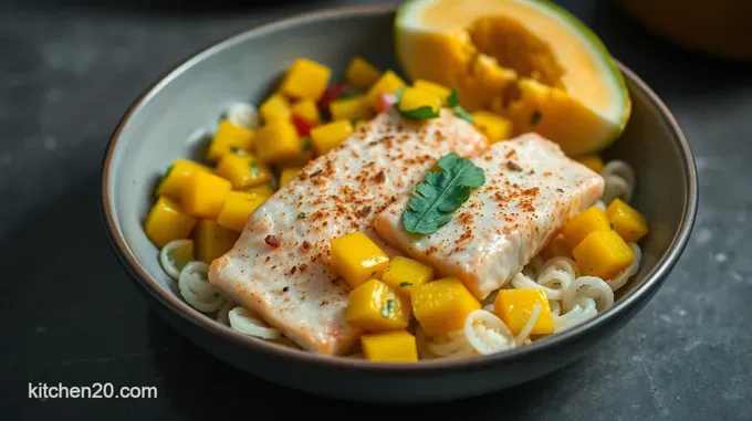 Zesty Salmon with Fresh Mango Salsa: A Tropical Delight