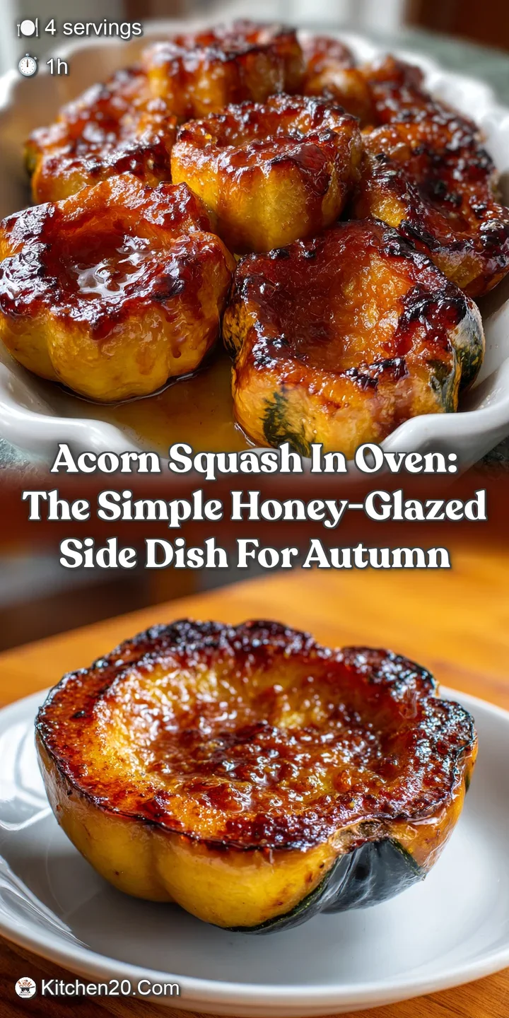 Acorn Squash In Oven: The Simple Honey-Glazed Side Dish for Autumn