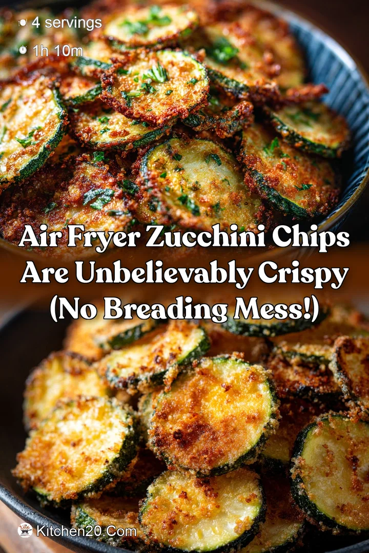 Air Fryer Zucchini Chips are Unbelievably Crispy (No Breading Mess!)