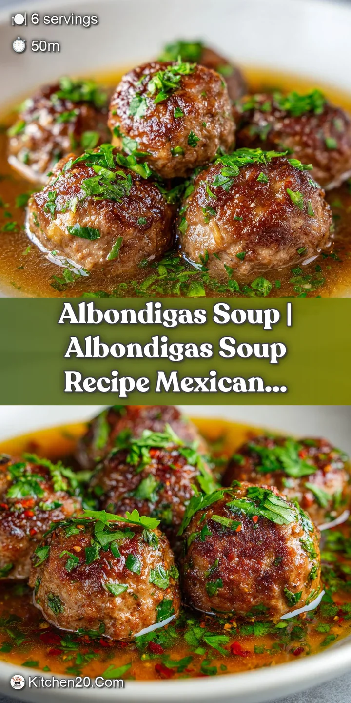 Close-up of a tender, juicy meatball nestled beside vibrant diced carrots in a shimmering, hot savory broth.