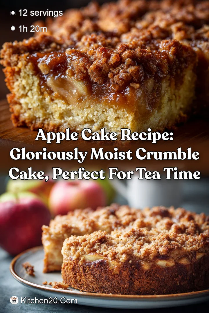 Apple Cake Recipe: Gloriously Moist Crumble Cake Perfect for Tea Time