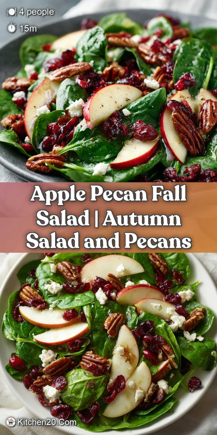 Macro shot of a crisp apple slice and a crunchy toasted pecan coated in a shimmering, translucent golden vinaigrette.