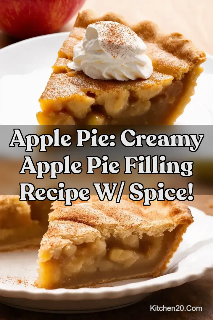 Apple Pie: Creamy Apple Pie Filling Recipe w/ Spice! : PIN FOR LATER Apple Pie: Creamy Apple Pie Filling Recipe w/ Spice!