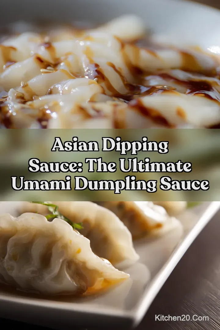 Asian Dipping Sauce: The Ultimate Umami Dumpling Sauce : PIN FOR LATER Asian Dipping Sauce: The Ultimate Umami Dumpling Sauce