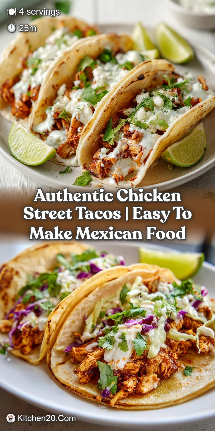 Close-up of tender chicken spilling from a soft taco, hinting at tangy citrus flavors and savory spices. Mouthwatering per...