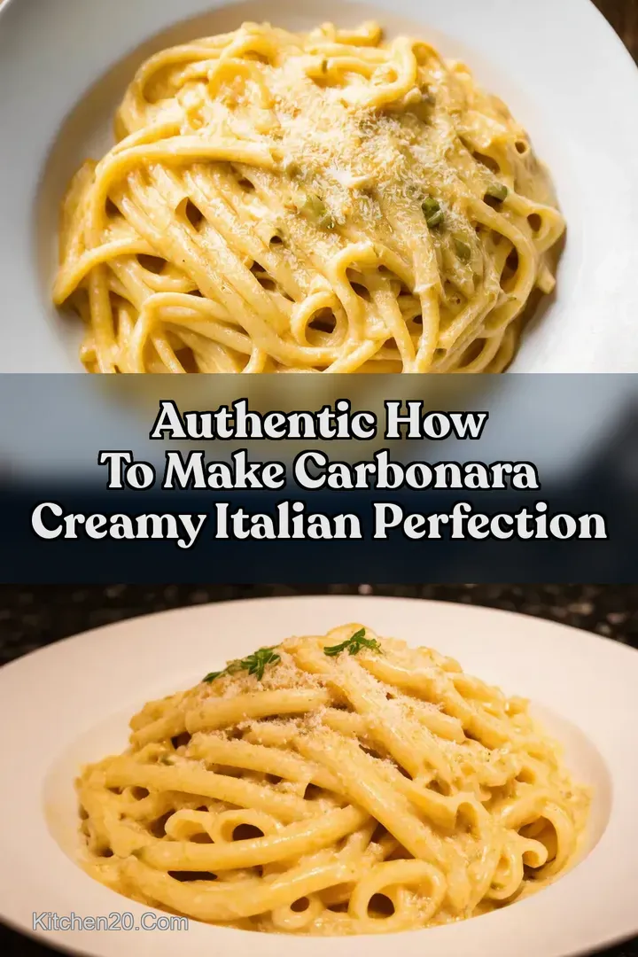 Authentic How to Make Carbonara Creamy Italian Perfection